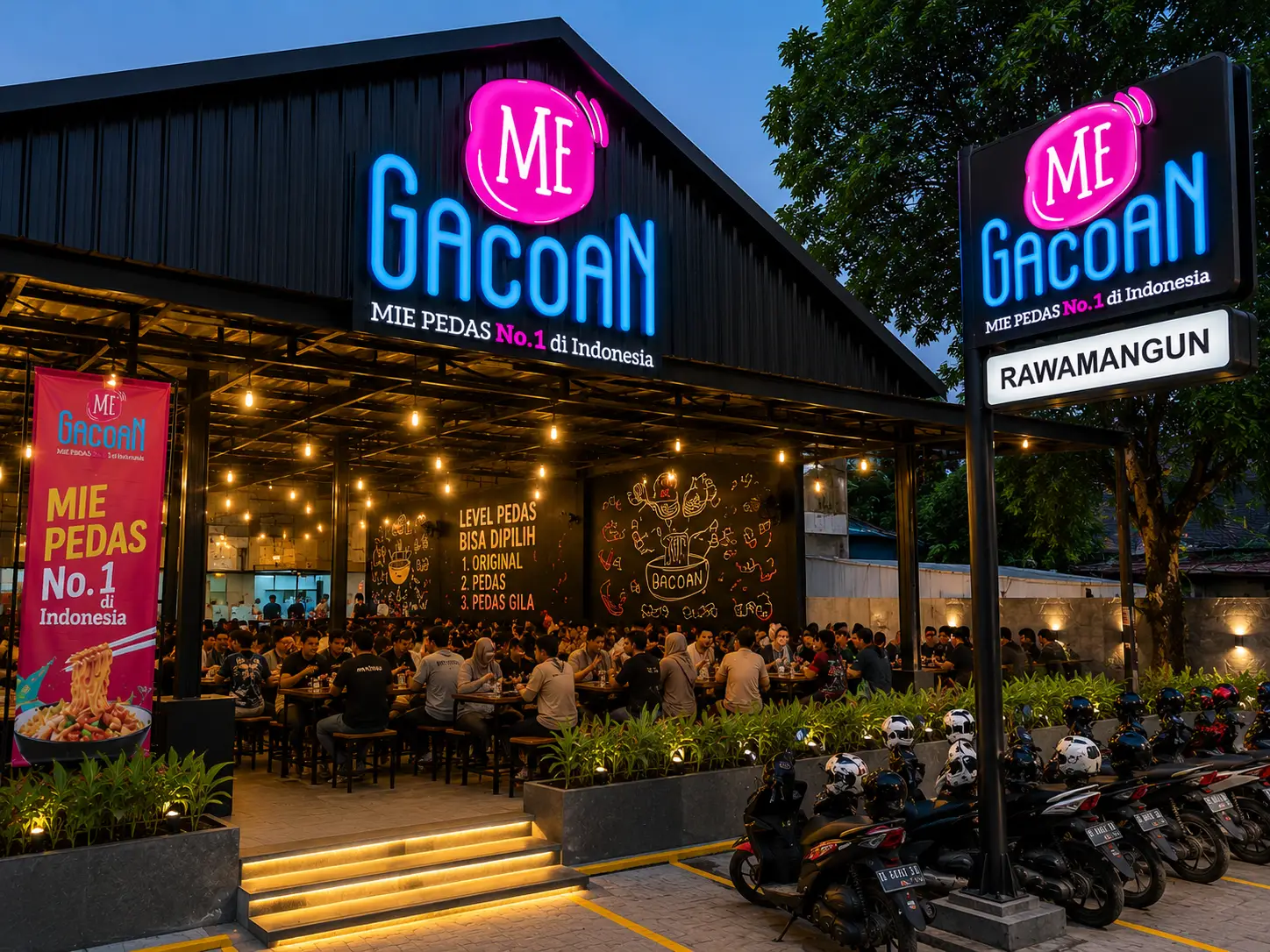 Mie Gacoan Rawamangun Jakarta Timur